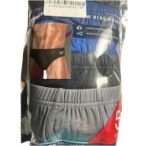 Reebok Low Rise Briefs 5 Pack MENS PERFORMANCE TRAINING LARGE